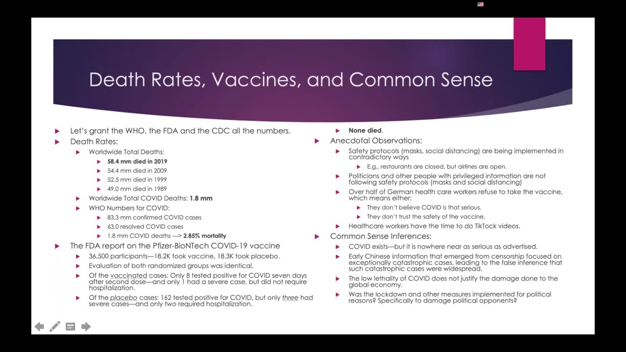 Weekly Webinar #40_ Death Rates, Vaccines, and Common Sense