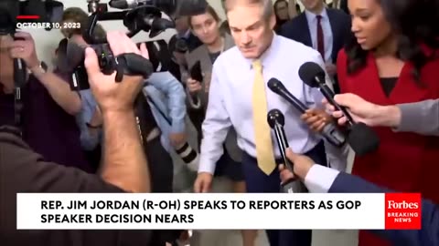 BREAKING NEWS- Jim Jordan Asked If He Can Guarantee No Government Shutdown Before GOP Speaker Choice