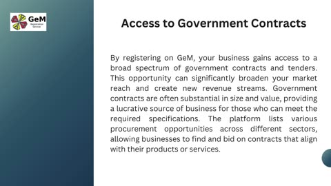 Benefits of gem registration