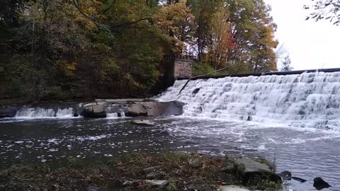 Dam & Waterfall @ Lake Newport Mill Creek Park