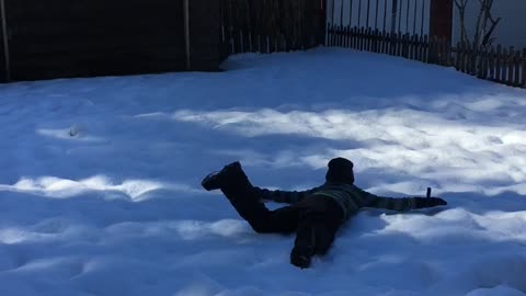 Snow Dive Fail