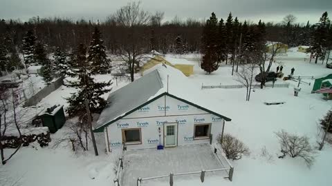 Flight over Saunders Sunrise Cabins