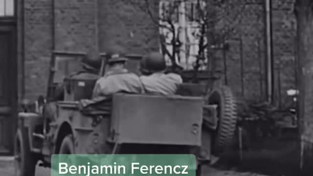 The last living prosecutor from the Nuremberg trials.