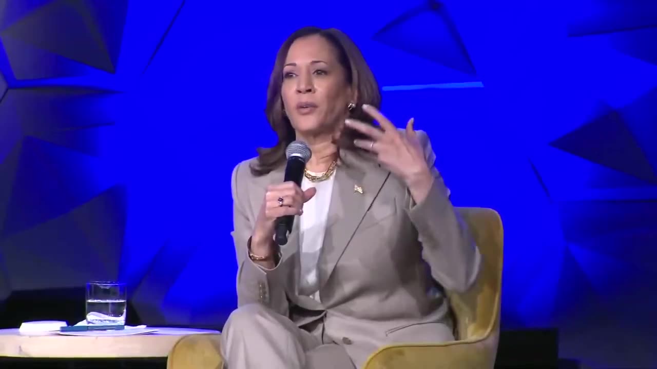 Kamala Harris Explaining Community Banks Using The Word Community 5 Times