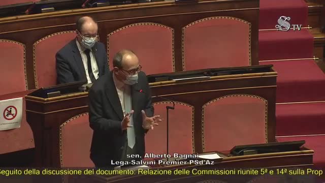 Alberto Bagnai (Lega), Senato, 1/4/21