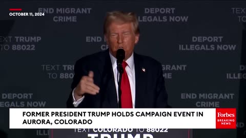 Trump Slams Illegal Immigration, Vows To 'Rescue Aurora' In Blistering Tirade