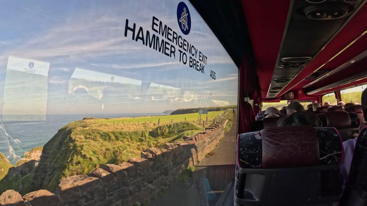 Mark Clark Portrush Seabank bus ride 2024..