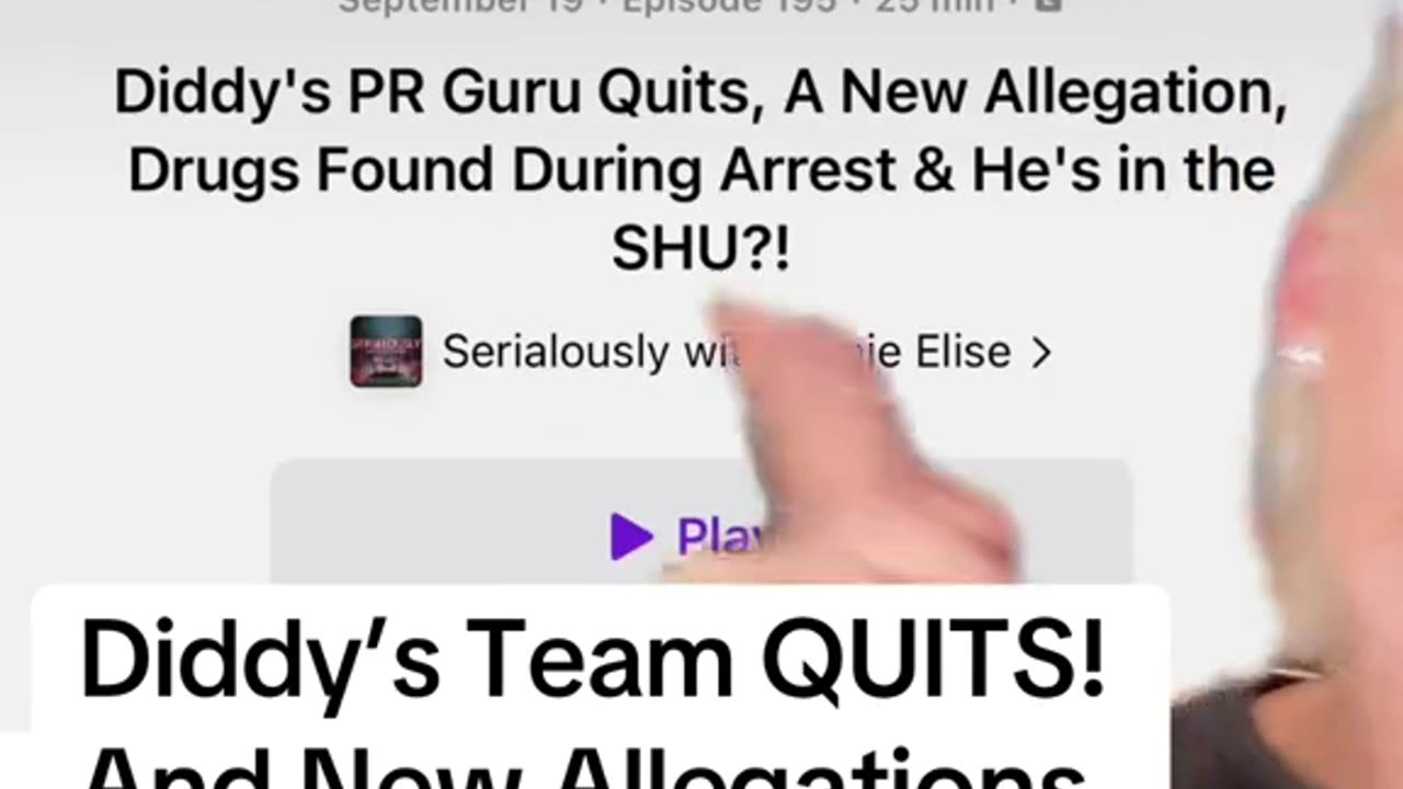 Diddy's Team Quits! And New Allegations