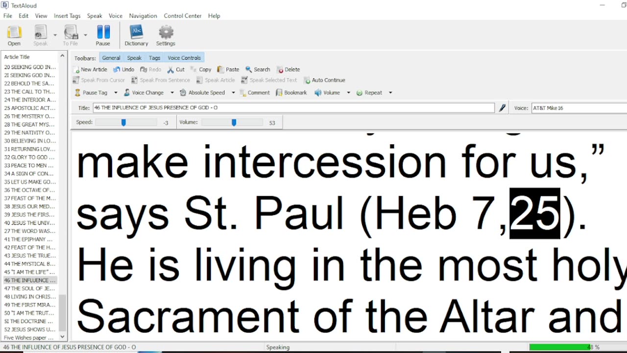 46 THE INFLUENCE OF JESUS