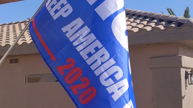 Trump flag in Az