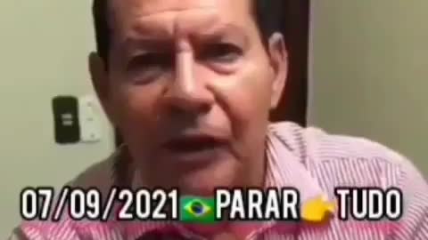 Vice Presidente General Mourão convoca para o 7 de Setembro