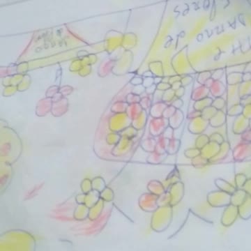 pintando desenho flores nas telas pt16