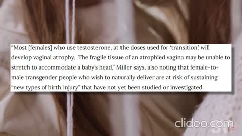 When men giving birth goes too far...