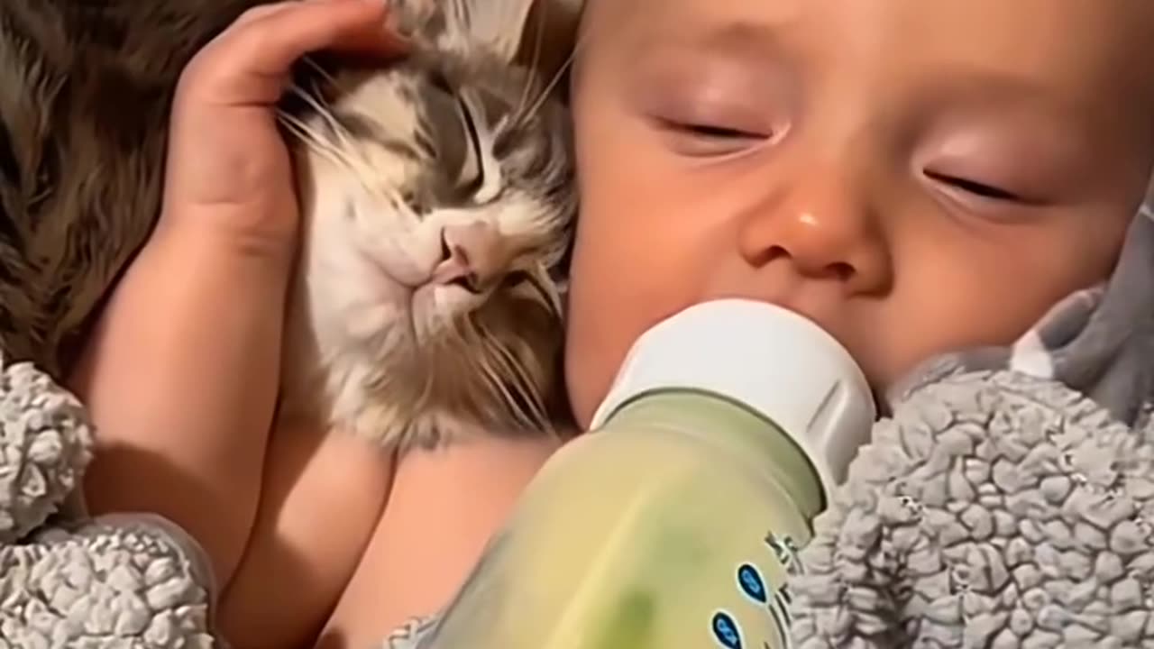 Cat and Baby