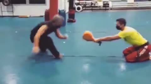 Low Spinning Sweep Kick