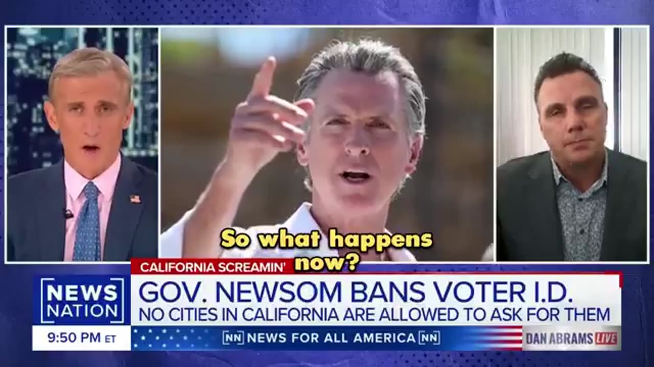 California Judge dismisses case brought by Gavin Newsom regime for requiring voter ID