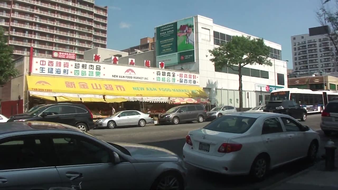 Luodong Walks Around Flushing New York And Gets Some Food