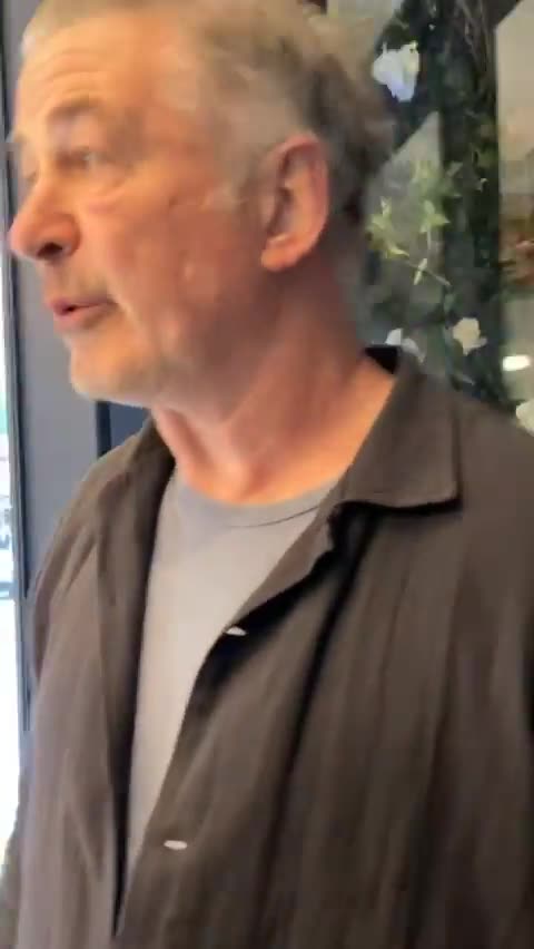 Alec Baldwin Smacks Pro-Palestine Agitator's Phone Away After She "viciously harassed" Him.(4.23.24)