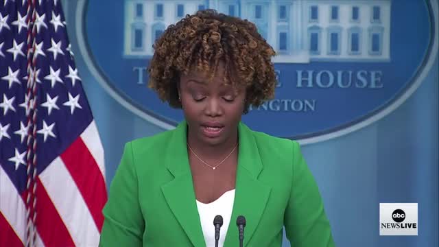 White House press sec. Karine Jean-Pierre hosts briefing