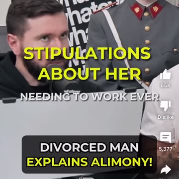 Divorced Man Explains Alimony! #viral #fyp #whatever
