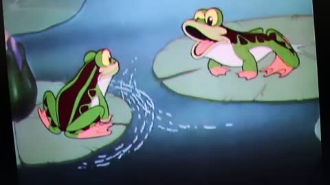 Classic Frog Scene From 'The Old Mill'