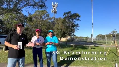 SHOCKING BEAM FORMING DEMONSTRATION FROM TELSTRA PUTS PEOPLE INTO PANIC MODE