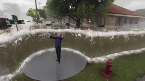 Hurricane Milton Storm Surge Warning😯🌪️💨🌊