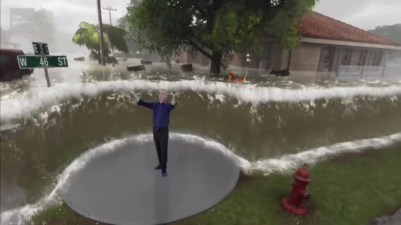 Hurricane Milton Storm Surge Warning😯🌪️💨🌊