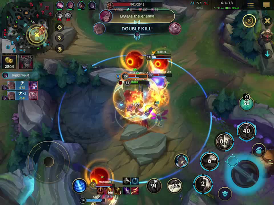 Wildrift - sett quadrakill