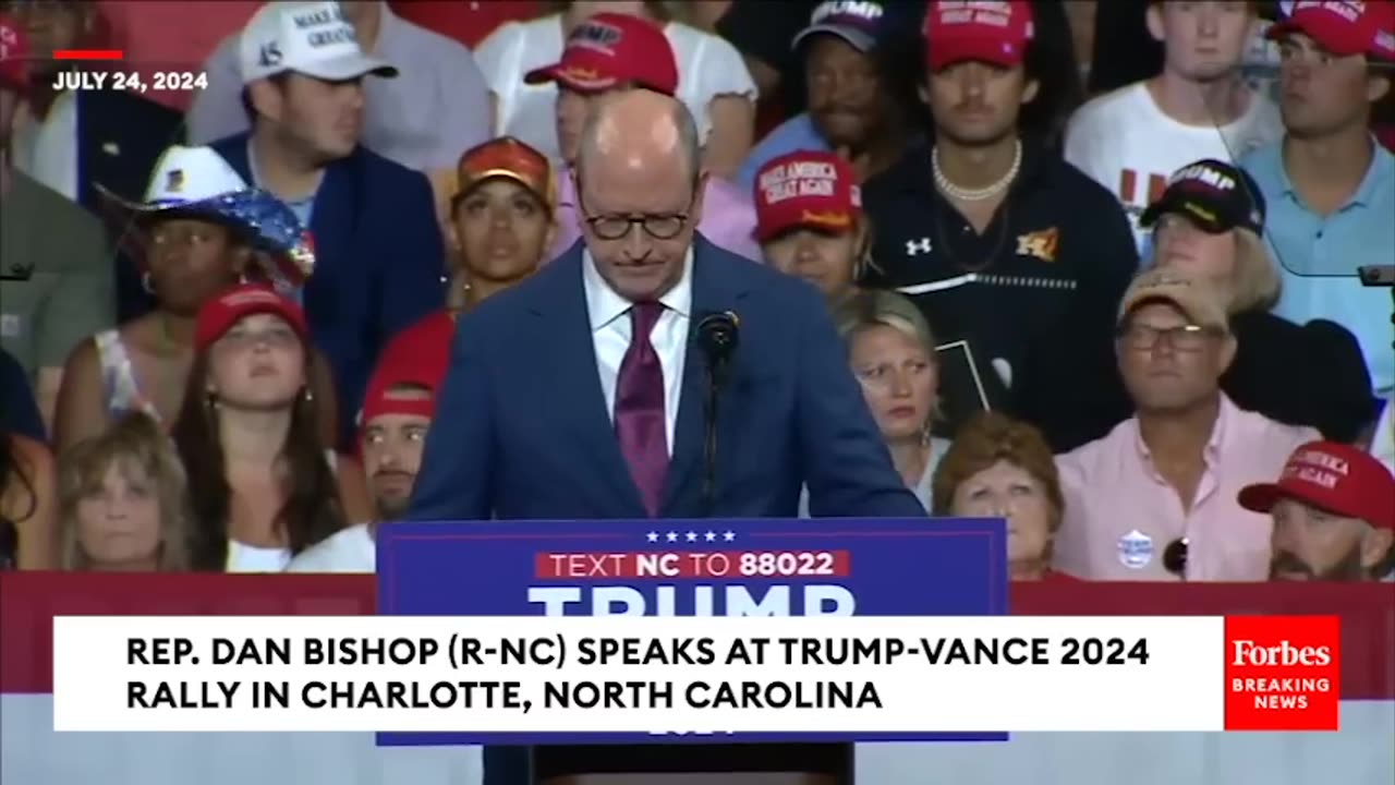 Dan Bishop Slams Democrat Oligarchs During Trump Rally- They Cancelled 14 Million Primary Votes'