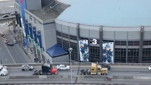 Trucker Convoy Toronto Skydome