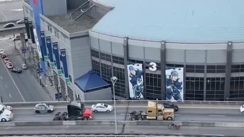 Trucker Convoy Toronto Skydome