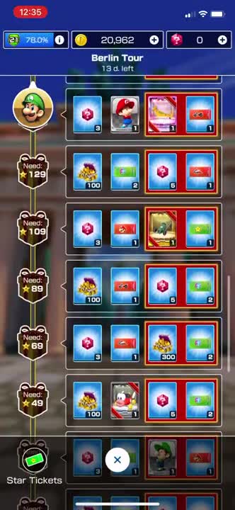 Mario Kart Tour - Berlin Tour Gifts Tier List Showcase