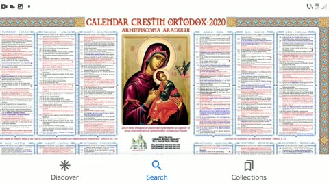 Despre calendarul bisericesc Vasile