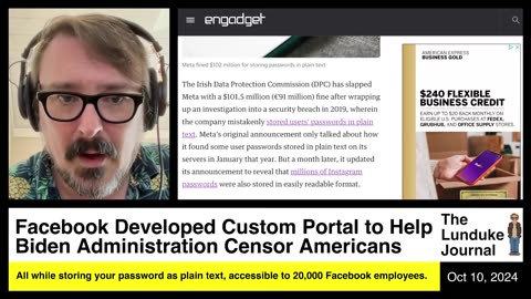 Facebook Developed Custom Portal to Help Biden Administration Censor Americans (Vaccines)