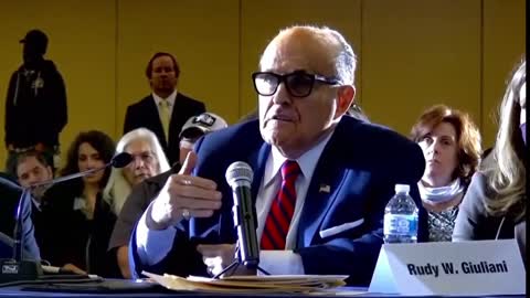 Paul Schemel Asks Rudy Giuliani if There Are Affidavits of Whistleblowers During Election Hearing
