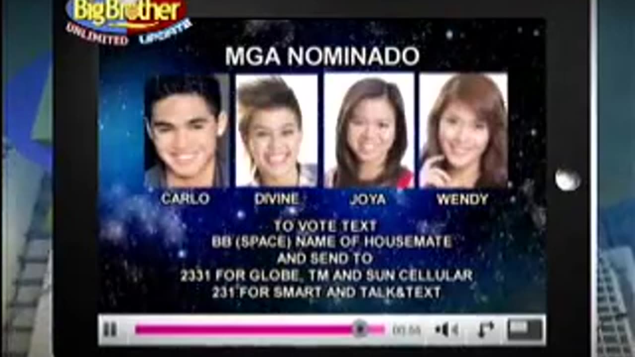 Robi Domingo-Pinoy Big Brother Unlimited January 23, 2012 Update