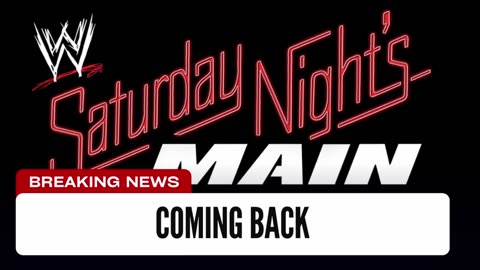 Saturday Night Main Event Making A Return