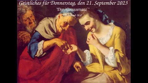 Geistliches für Donnerstag, den 21. September 2023