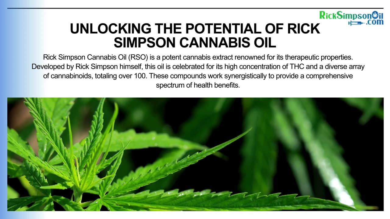 Exploring Rick Simpson Cannabis Oil: Harnessing Nature's Healing Power