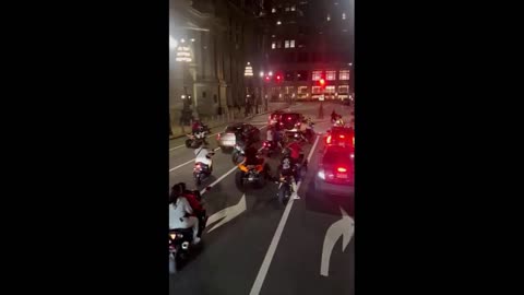 Philadelphia Biker Smashes Driver's Back Window