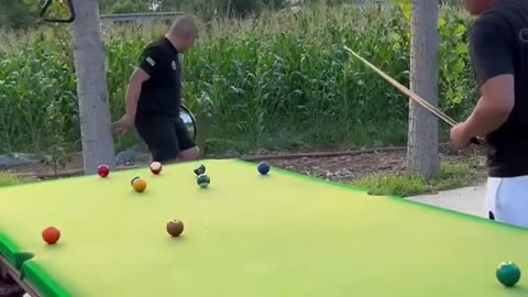 Funny video billiards million views