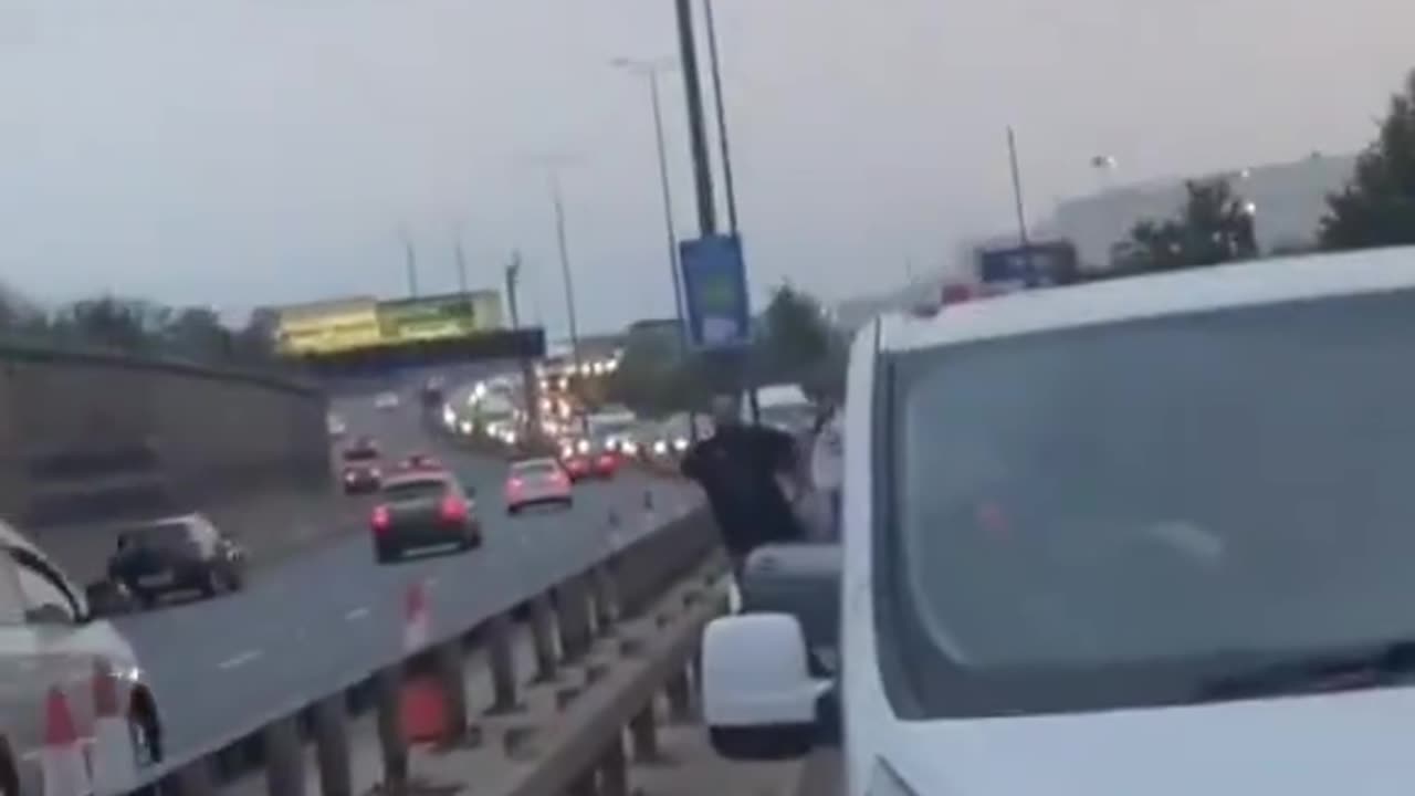 Cultural enrichers’ block off an entire motorway to film a grime rap video.