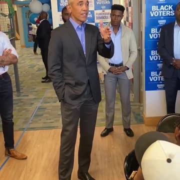 Deflated Obama Race Baiting AGAIN - Tells "Brothers" They're Obligated to Vote for Kamala
