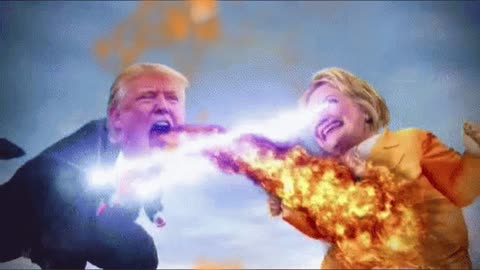 Trumpzilla vs. Mecha HillDog