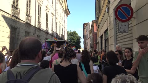 Vladimir Luxuria madrina del Piacenza pride 2023