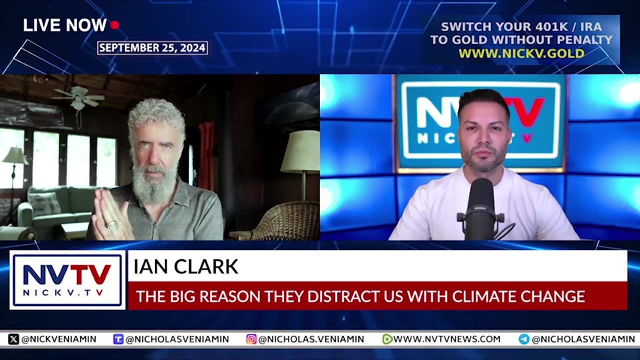 Ian Clark Discusses Big Reason Why They Distract You With Climate Change with Nicholas Veniamin