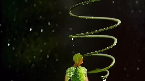 Hanging from the vines 🍃🌧️ .#aiart #generativeart #surrealist