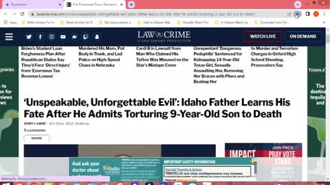 Chaos News Special Father Tortured Son Edition