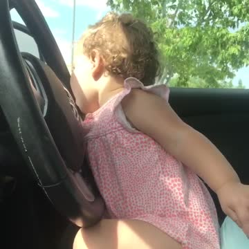 Baby's First Driving Lesson